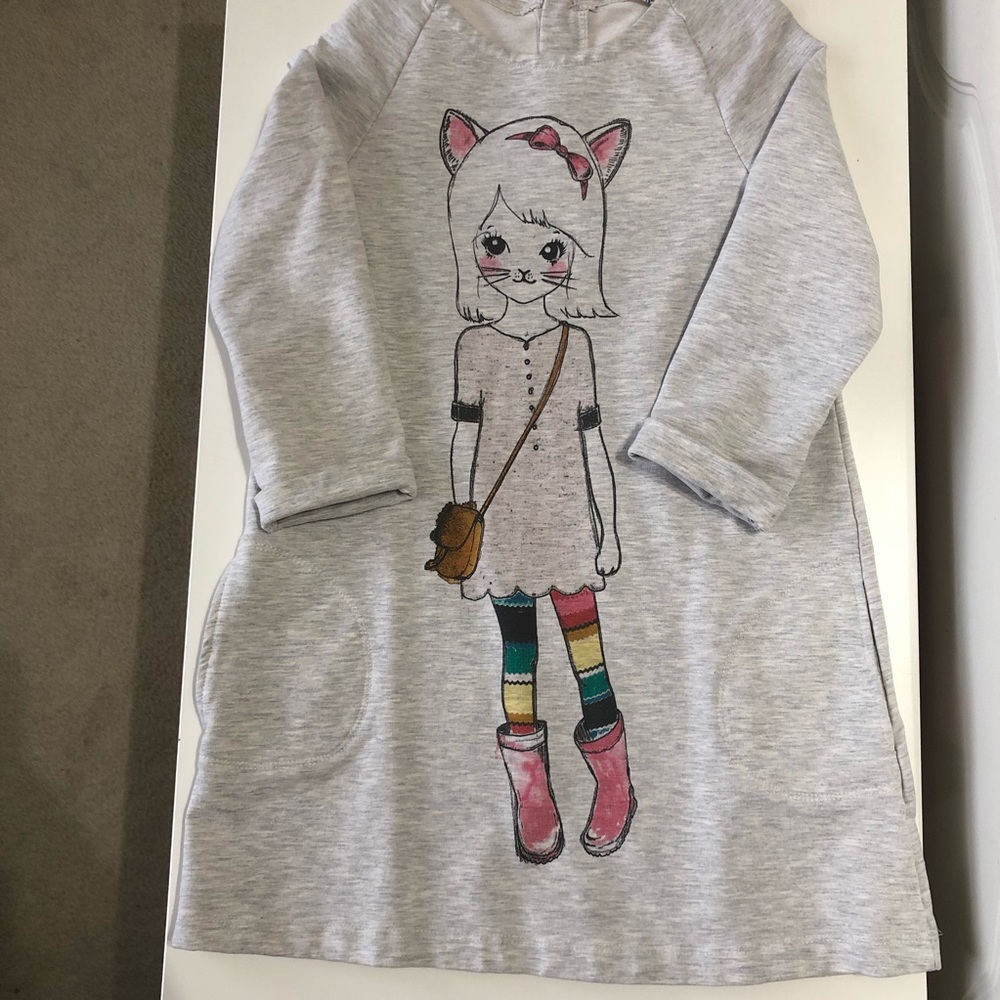 H&M Kitty Girl Dress (6-8)